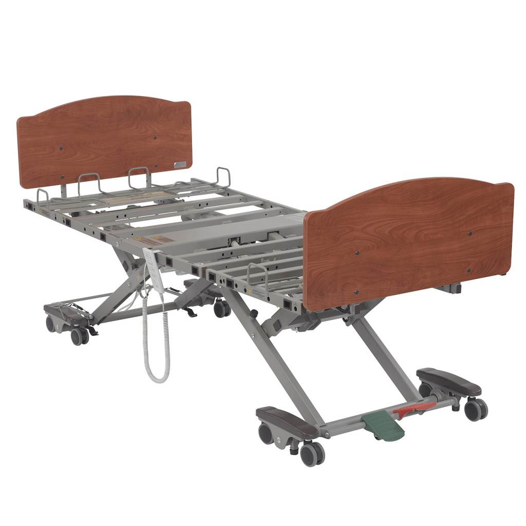 Long Term Care Fully Adjustable Trendelenburg Low Bed